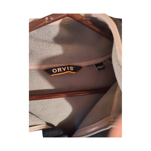 Men's large orvis 1/4 zip pullover sweater - Picture 2 of 7